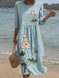 Flora™ | Vestido informal de mujer con estampado floral