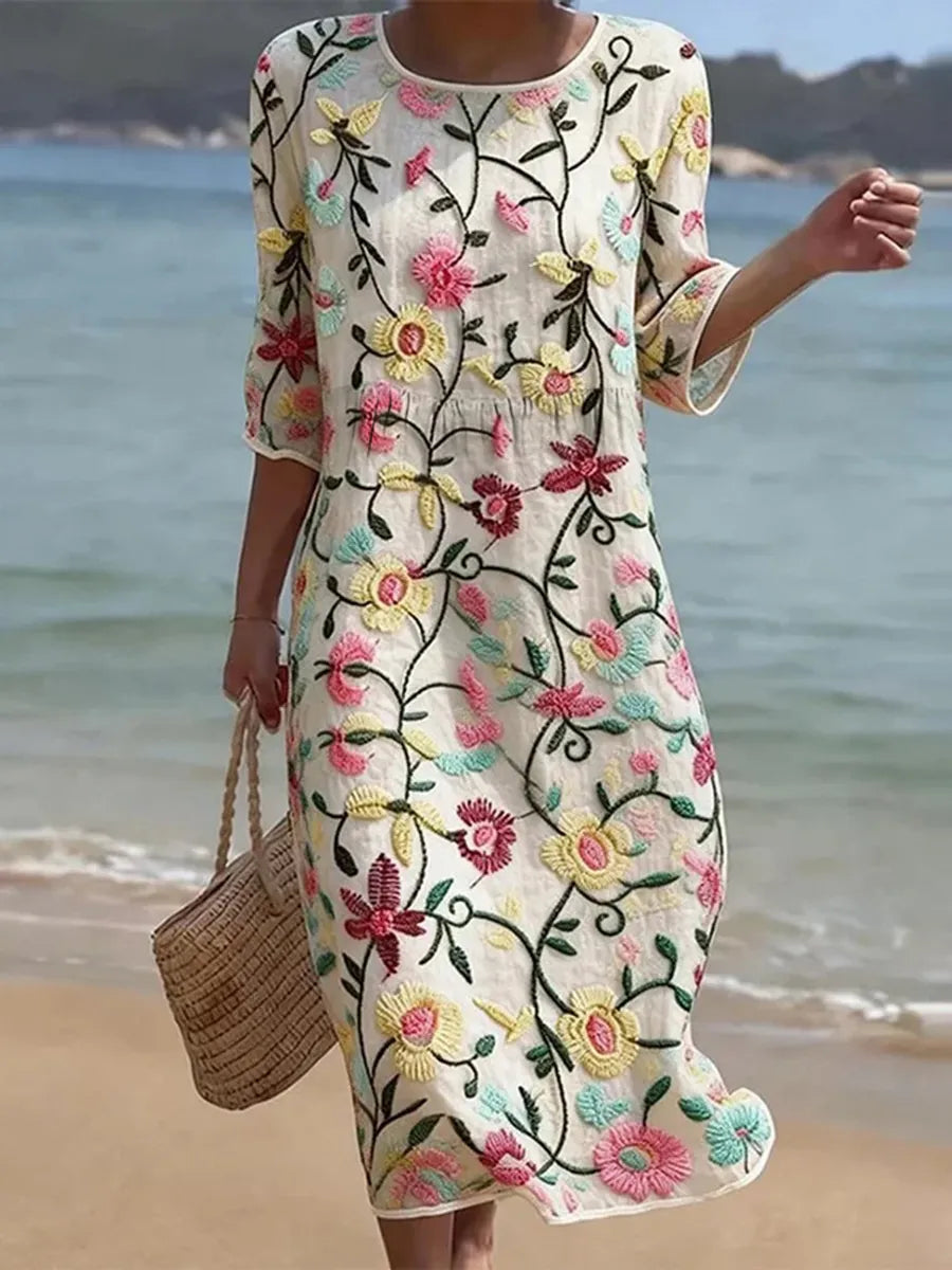 Sofia™ | Vestido informal de mujer con estampado floral
