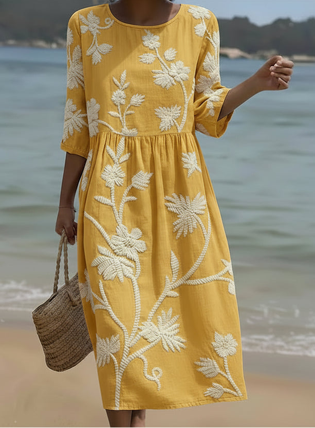 Estrella™ | Vestido informal de mujer con estampado floral