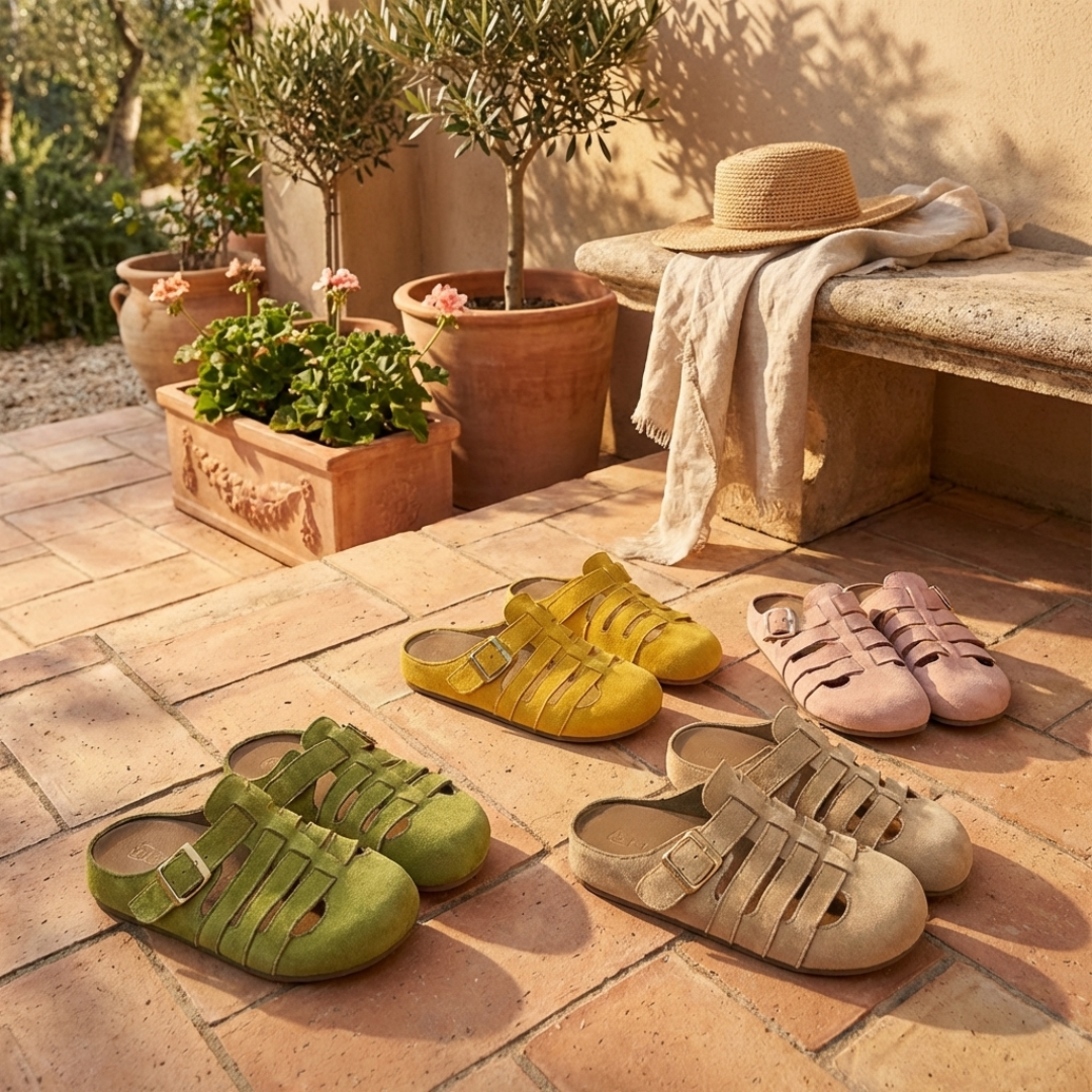 Nathalie™ | Sandalias mules de confort