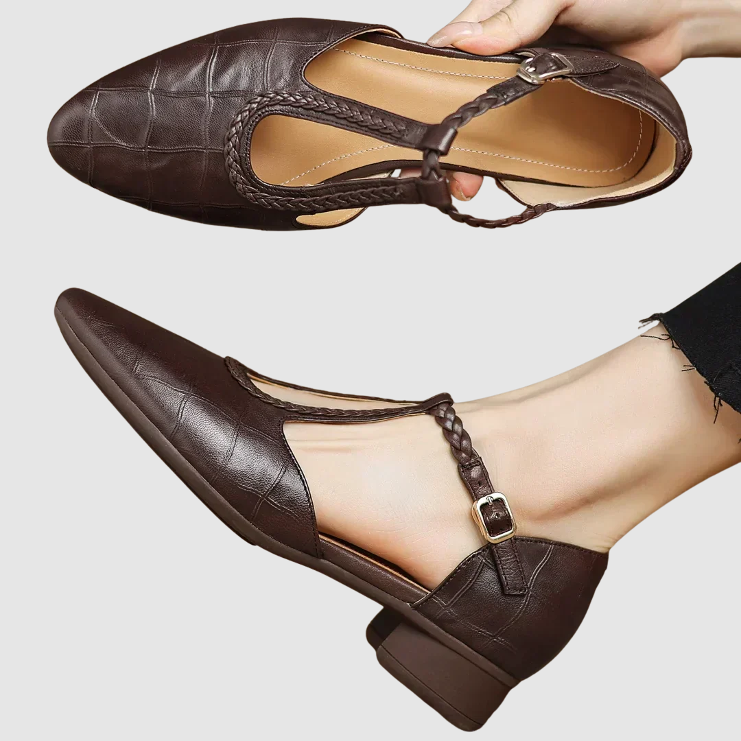 Lorena™ | Zapatos Ortopédicos de Cuero
