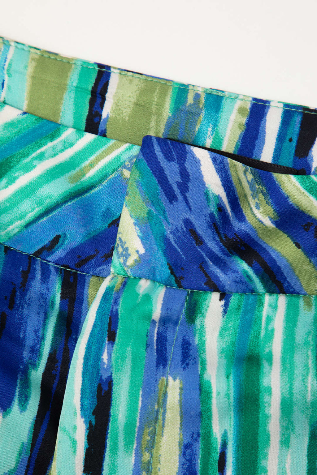 Verónica™ | Pantalones Rectos de Cintura Alta con Estampado de Mármol
