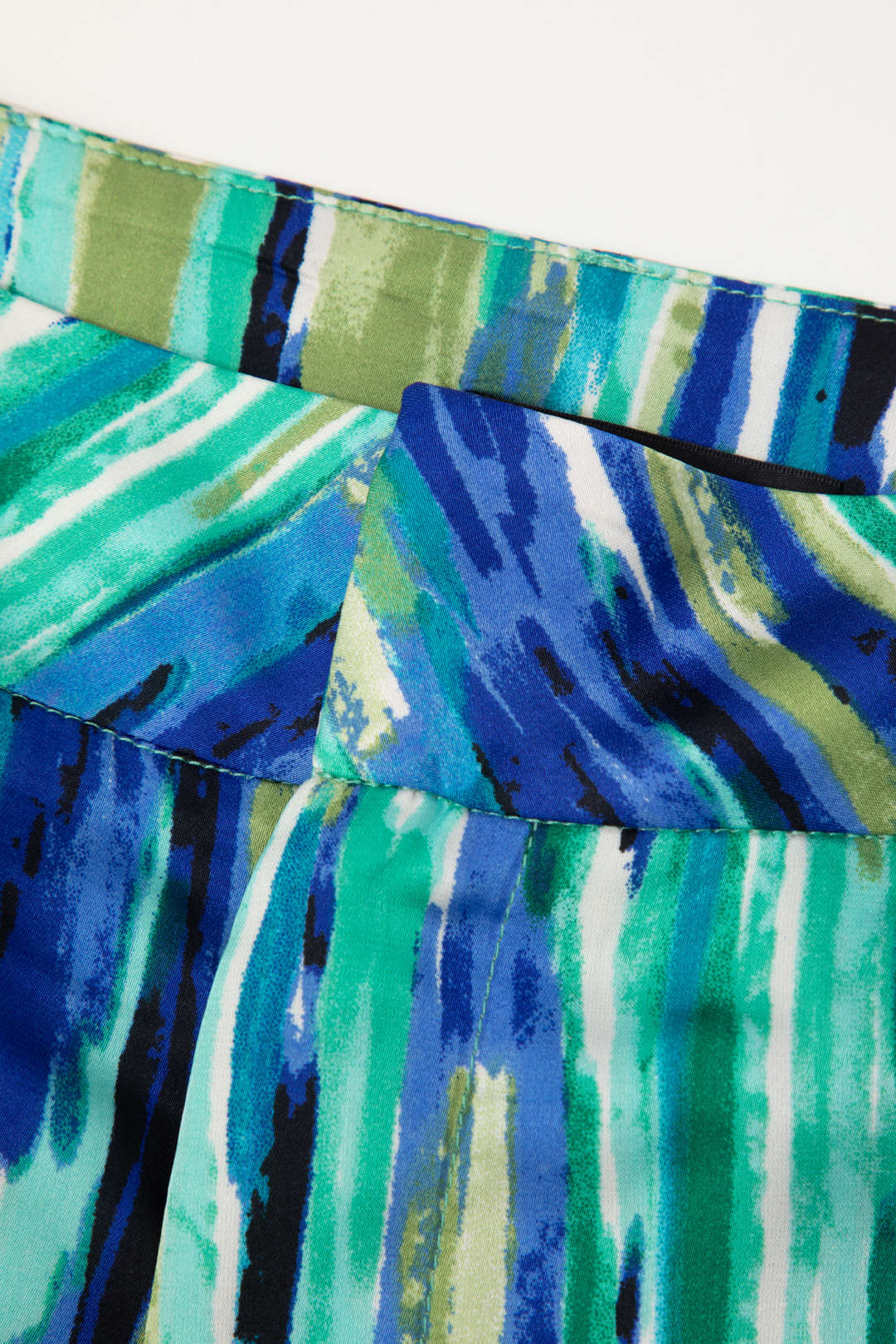 Verónica™ | Pantalones Rectos de Cintura Alta con Estampado de Mármol