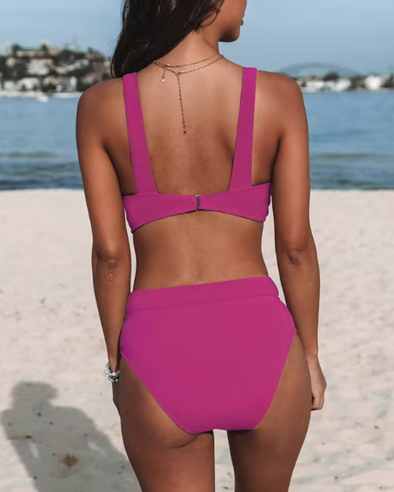 Lucía™ | Bañador elegante de cintura alta
