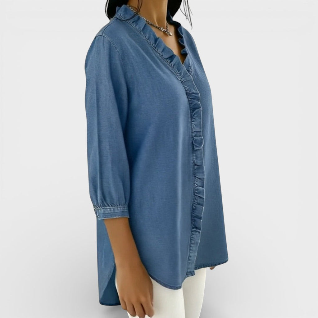 Raquel™ | Blusa Sofisticada con Volantes