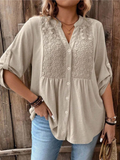 Elisa™ | Blusa con escote en V y botones