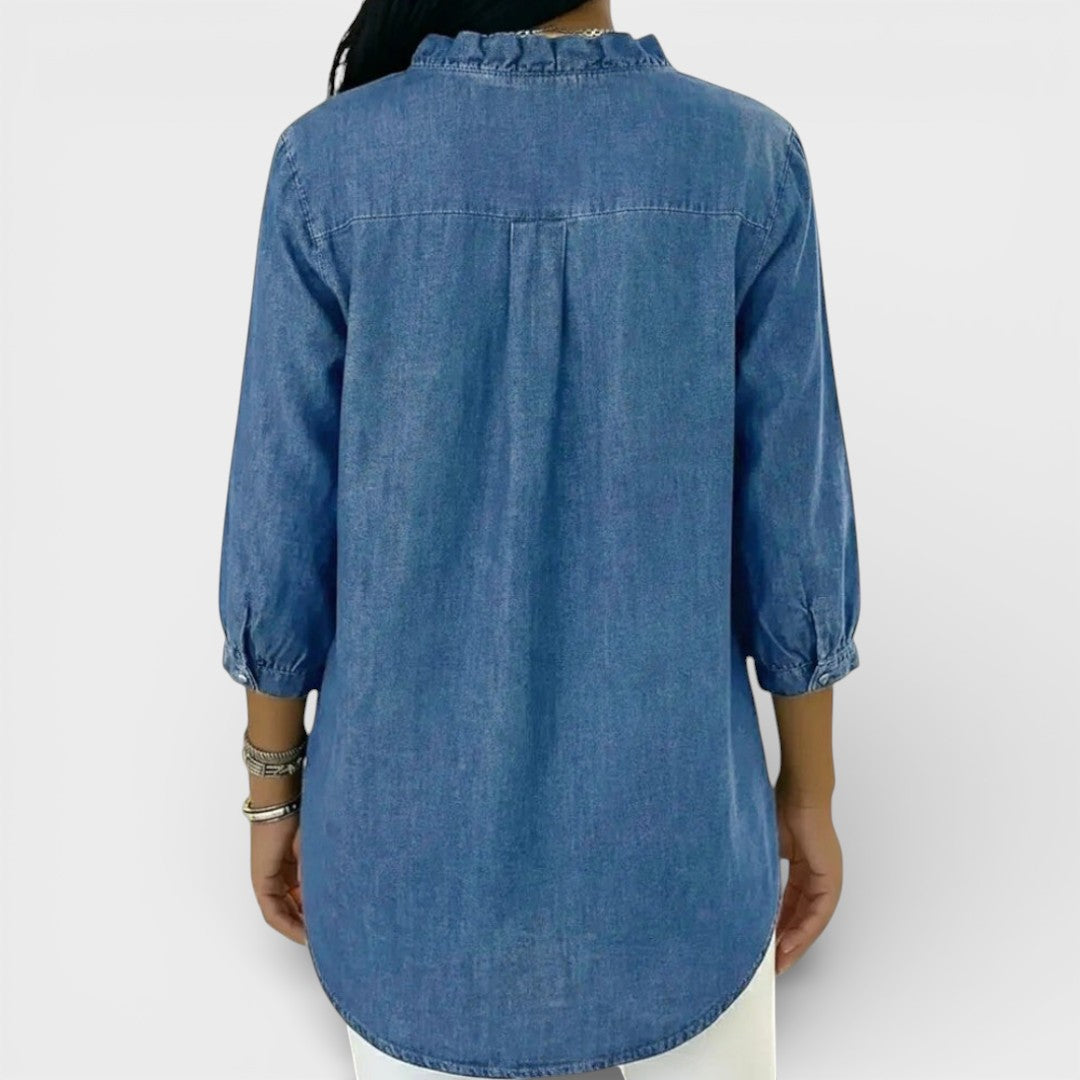 Raquel™ | Blusa Sofisticada con Volantes