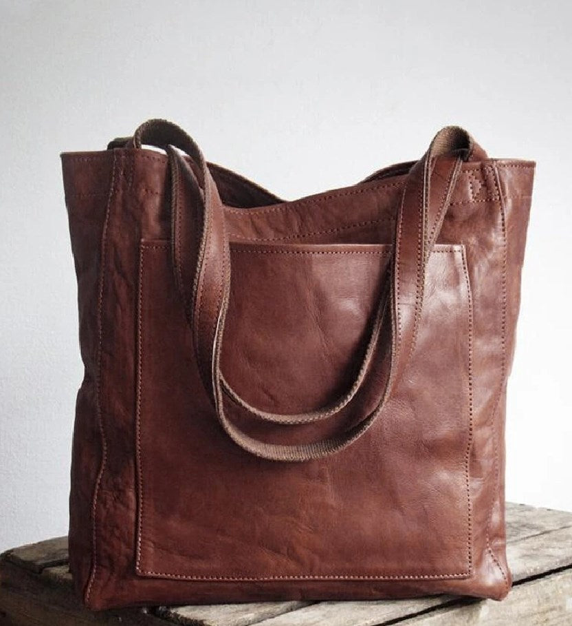 Claudia™ | Bolso tote de piel