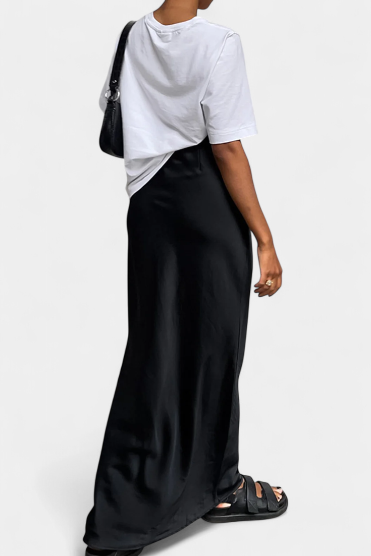 Candela™ | Falda Maxi Utility de Diseño Liso y Estilo Pulido