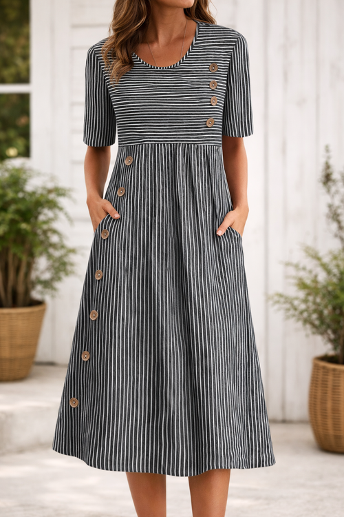 Camila™ | Vestido con botones