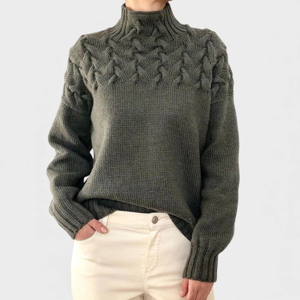 Ariana™ | Suéter de punto cálido con cuello alto