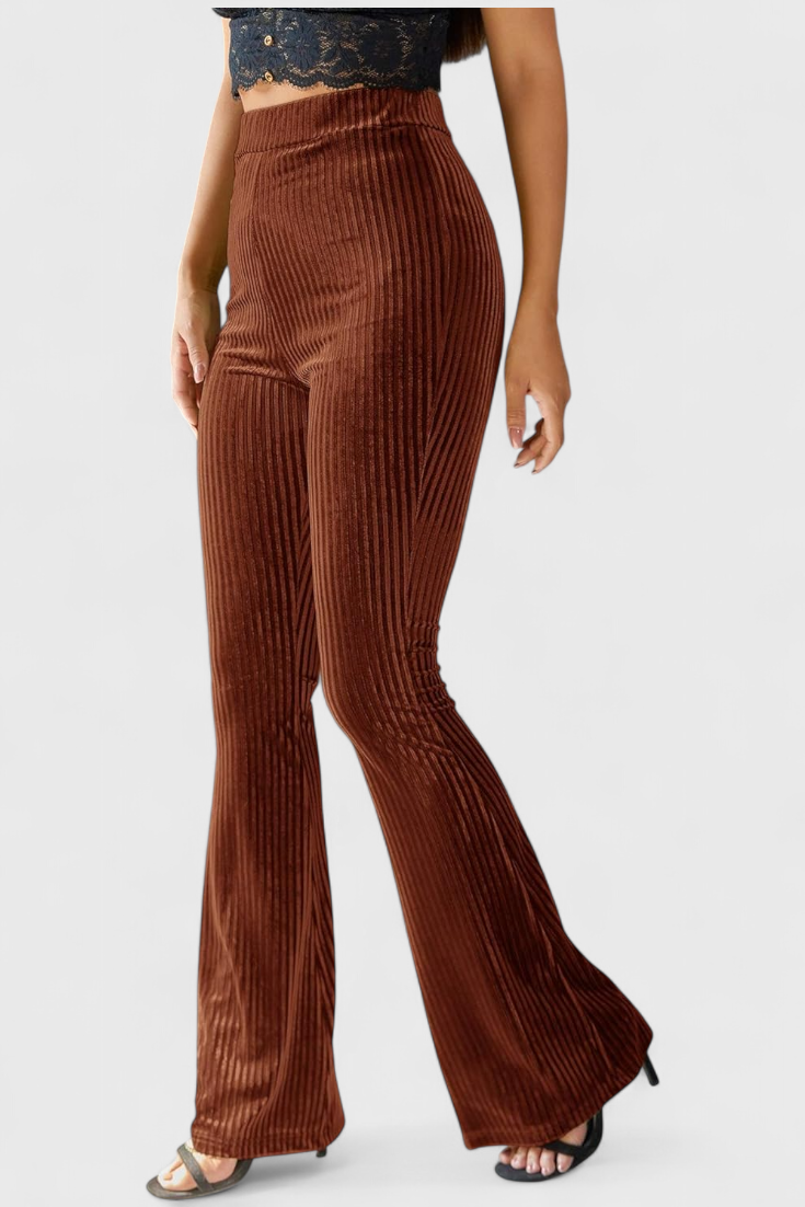 Sofía™ | Pantalones Acampanados de Pana