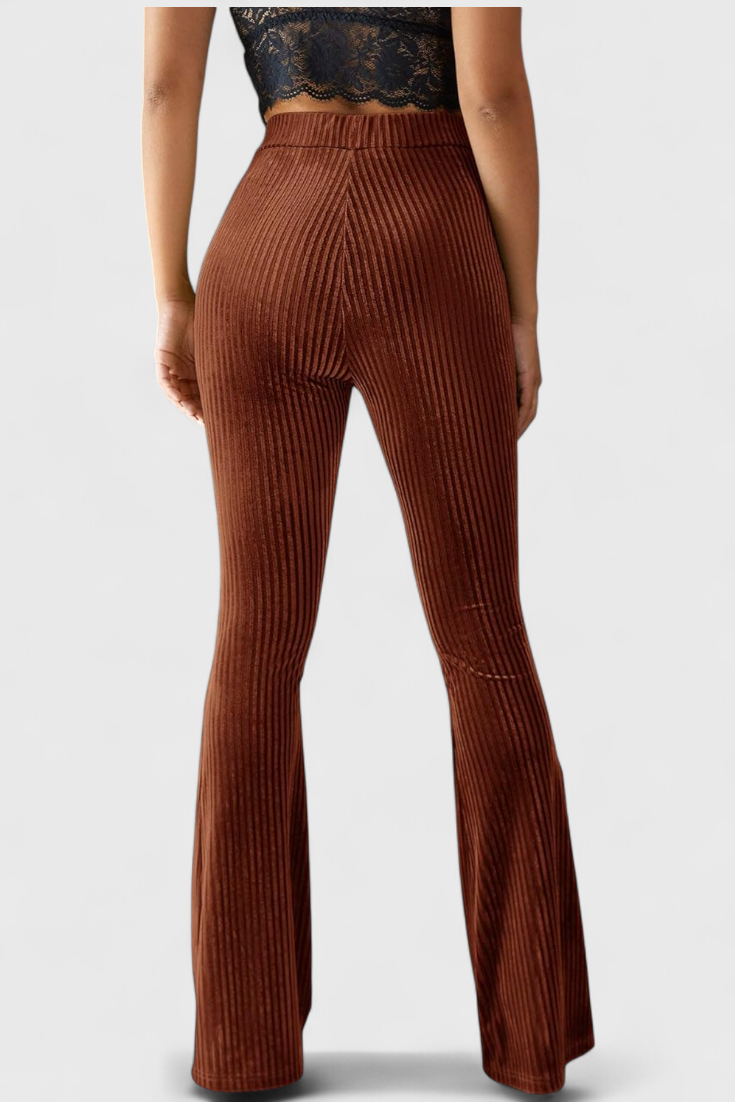 Sofía™ | Pantalones Acampanados de Pana