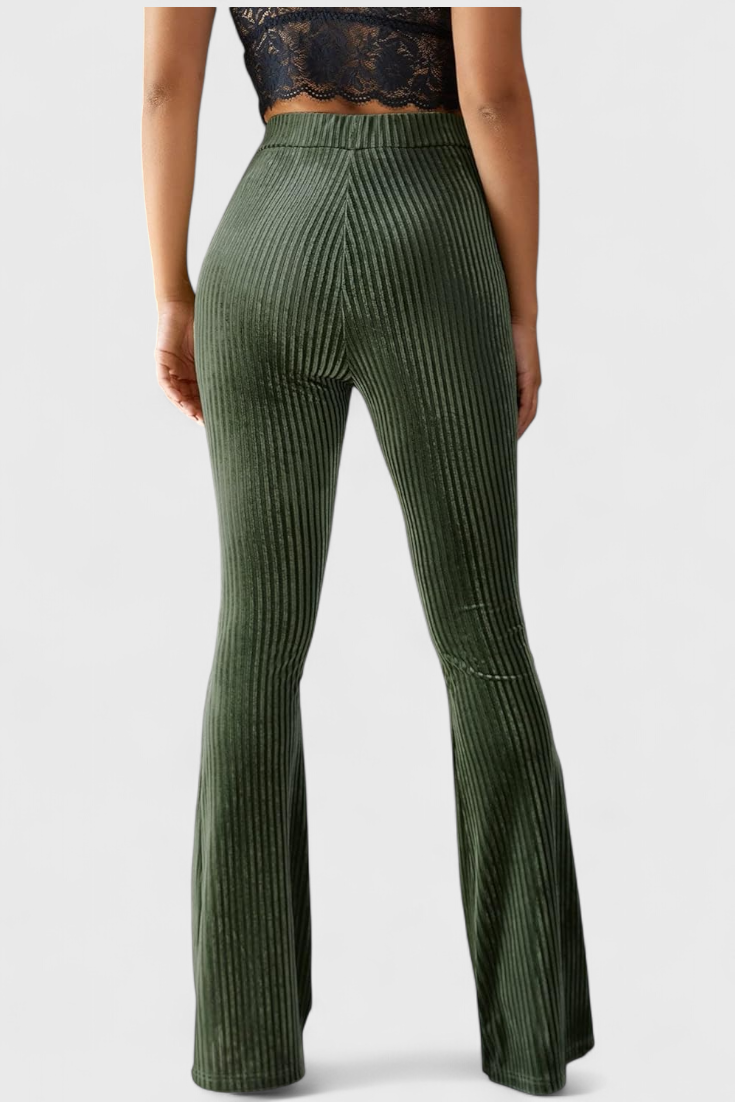 Sofía™ | Pantalones Acampanados de Pana