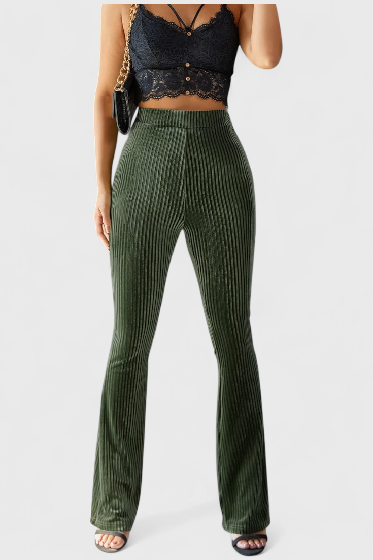 Sofía™ | Pantalones Acampanados de Pana