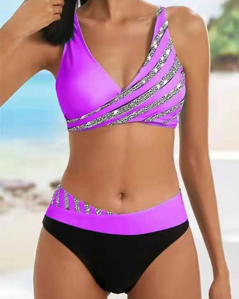 Candela™ | Bikini estampado en tonos cálidos