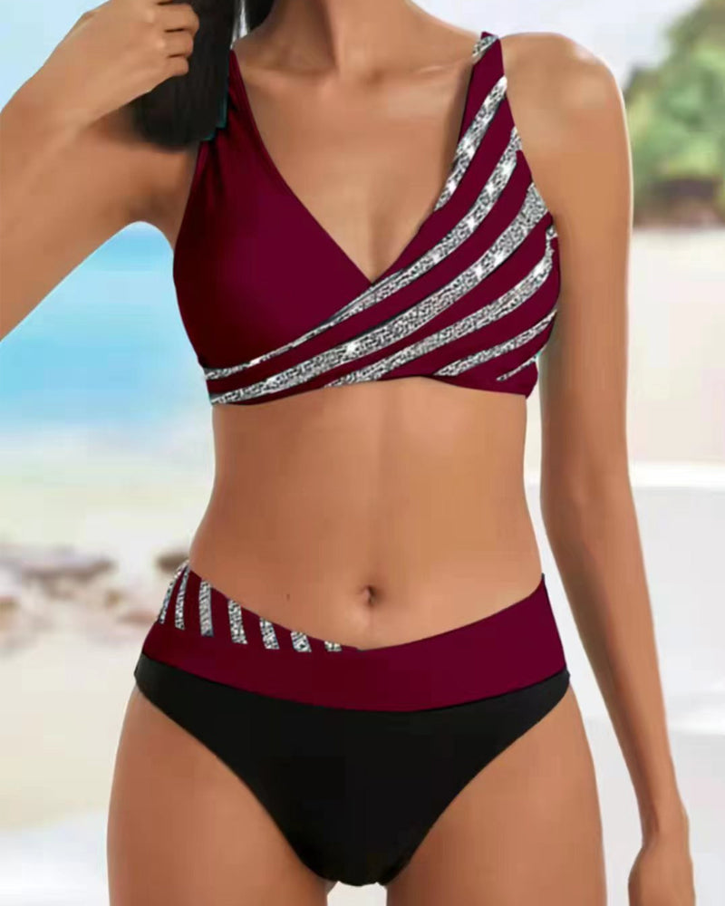 Candela™ | Bikini estampado en tonos cálidos