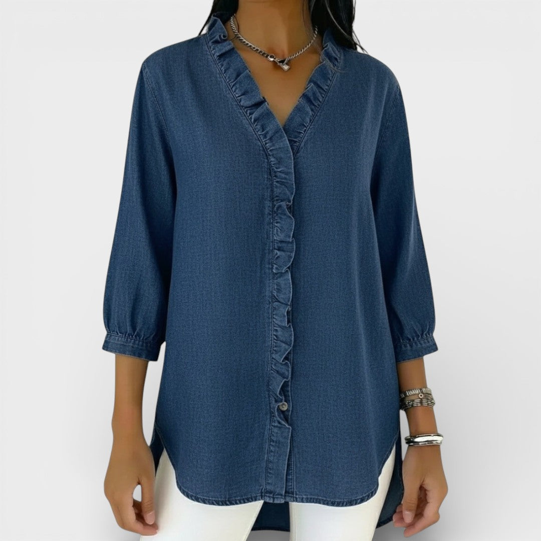 Raquel™ | Blusa Sofisticada con Volantes