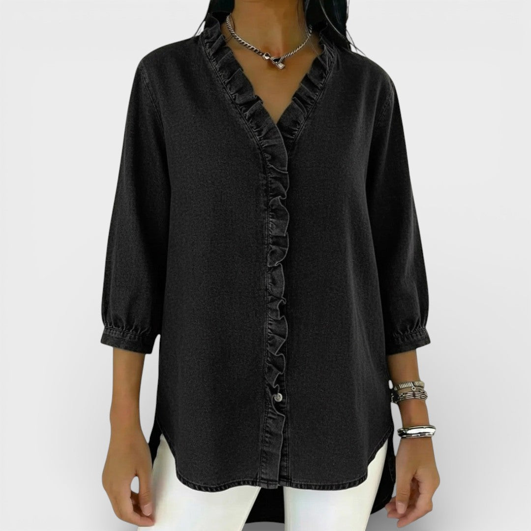 Raquel™ | Blusa Sofisticada con Volantes