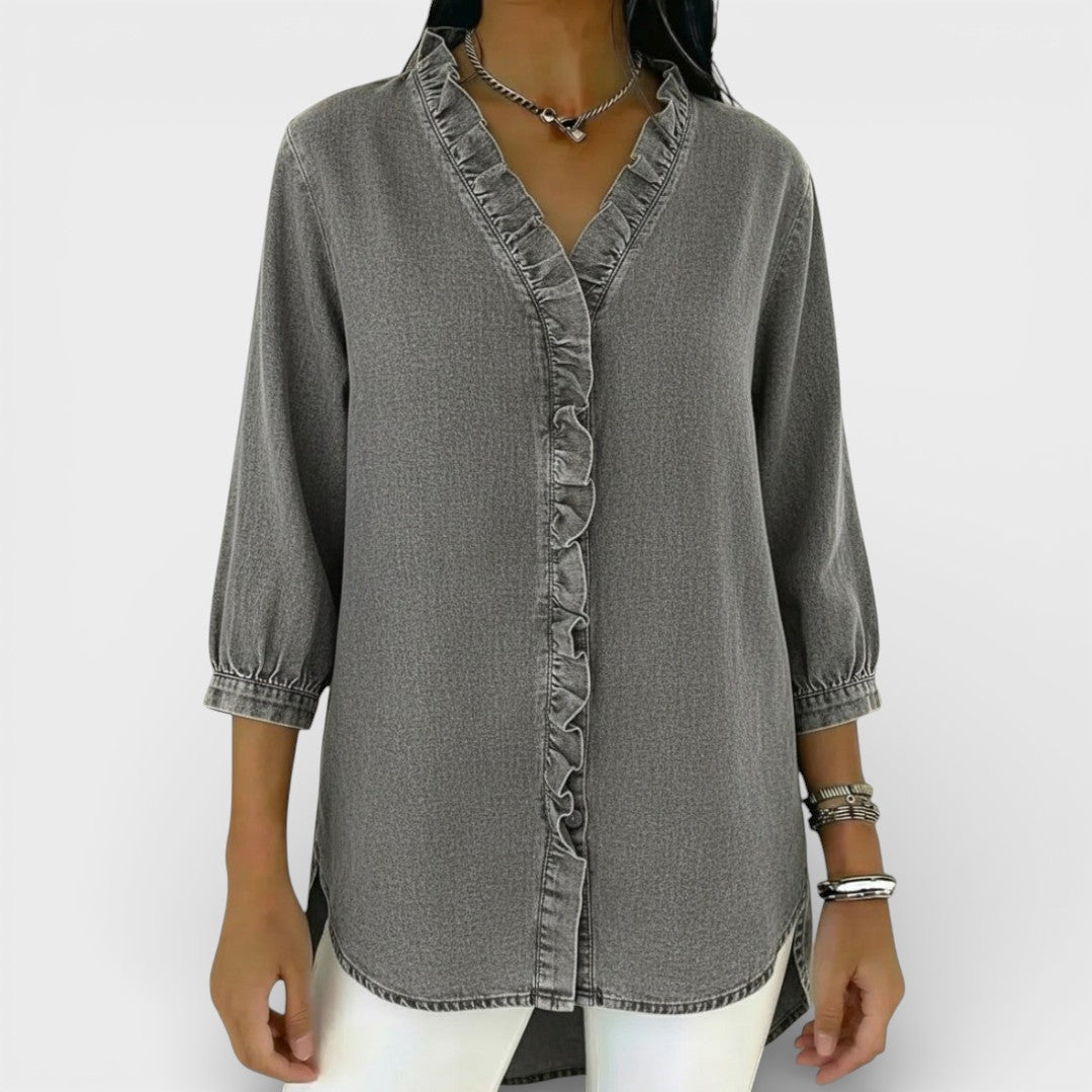 Raquel™ | Blusa Sofisticada con Volantes