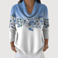 Gabriela™ | Jersey Floral de Cuello Suave