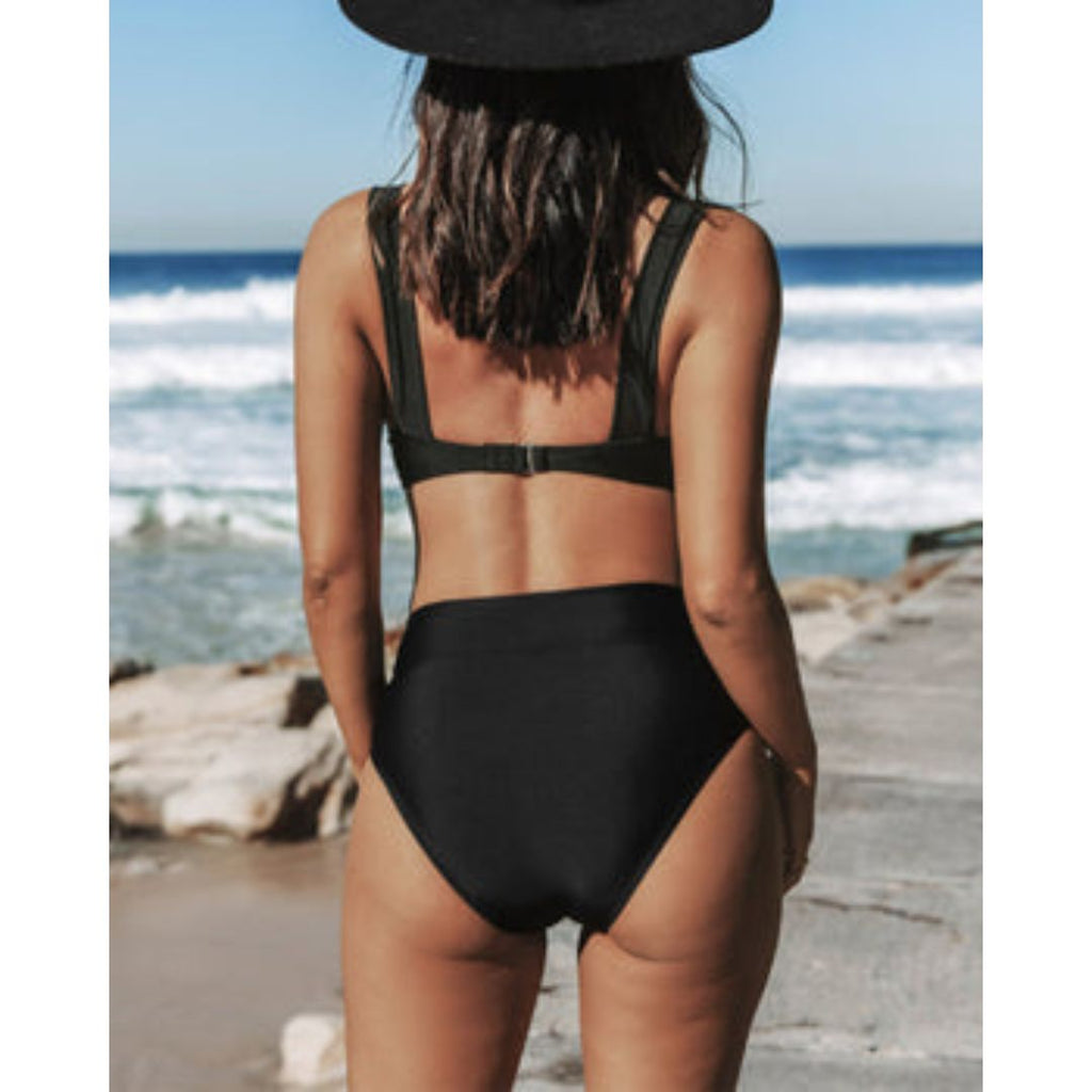 Lucía™ | Bañador elegante de cintura alta