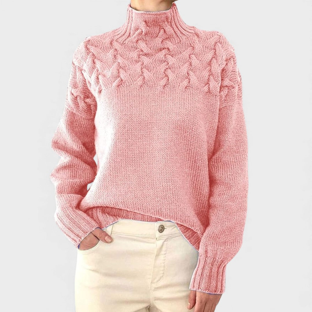 Ariana™ | Suéter de punto cálido con cuello alto