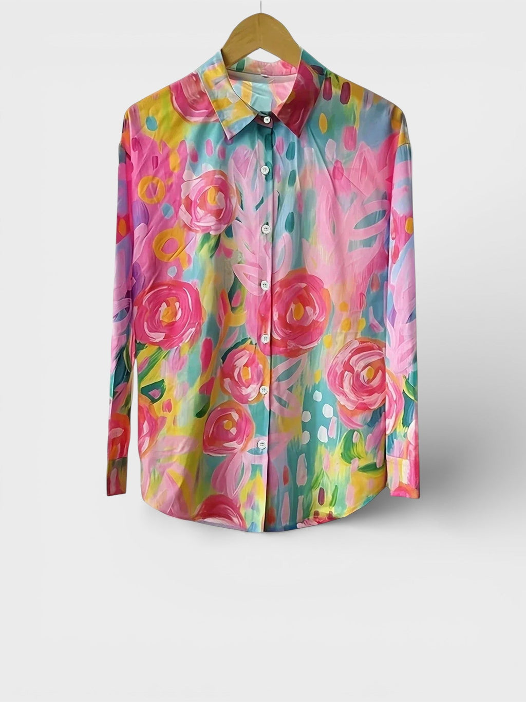Nuria™ | Blusa con estampado colorido