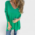 Mirela™| Túnica de punto relajada con cuello