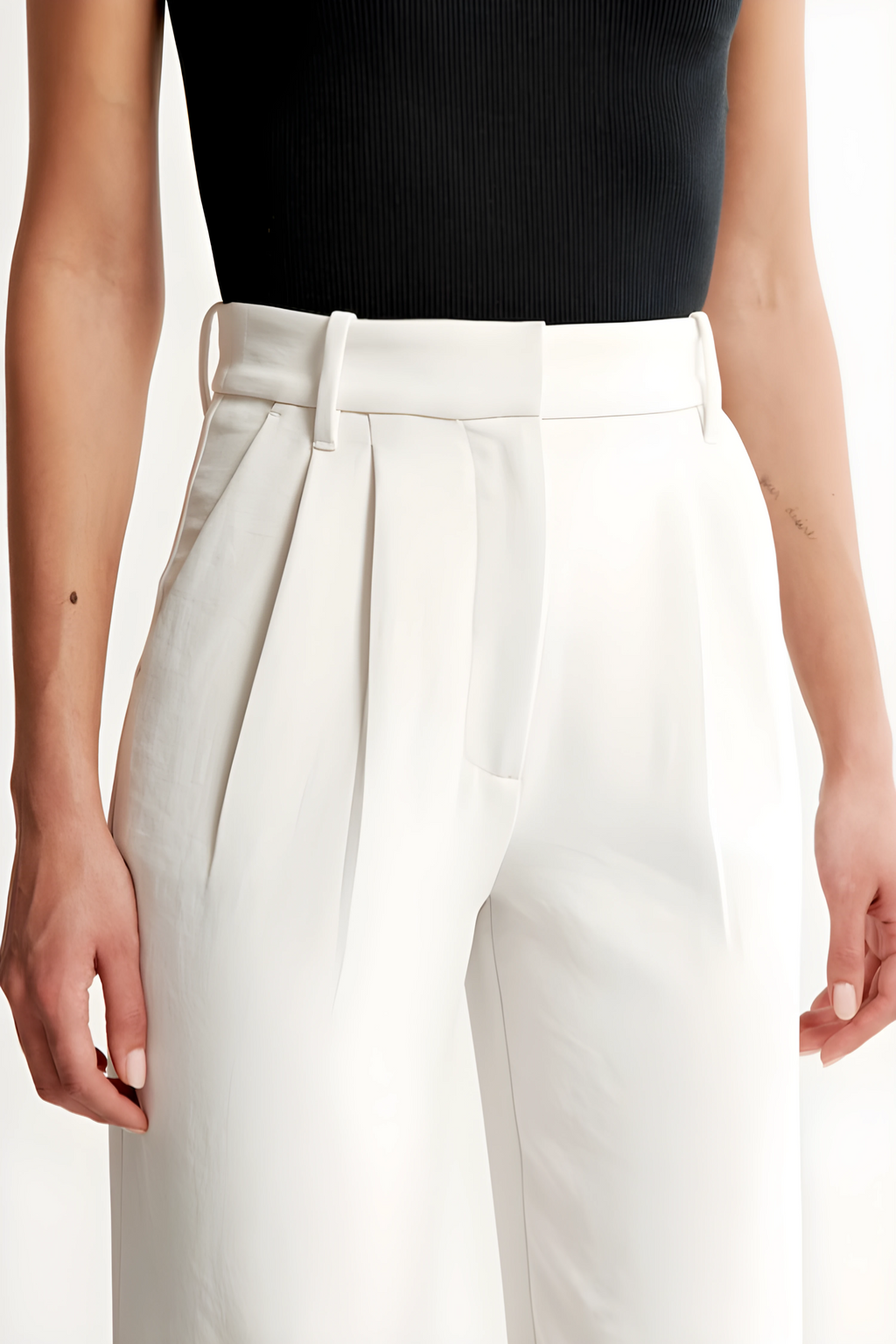 Gabriela™ | Pantalones Tailored de Pierna Ancha