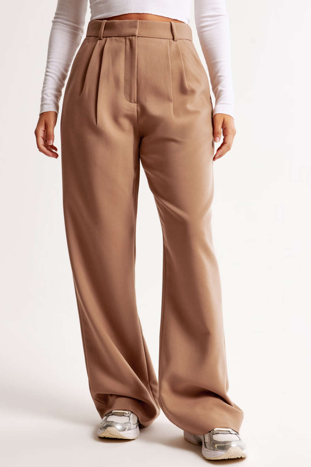 Gabriela™ | Pantalones Tailored de Pierna Ancha