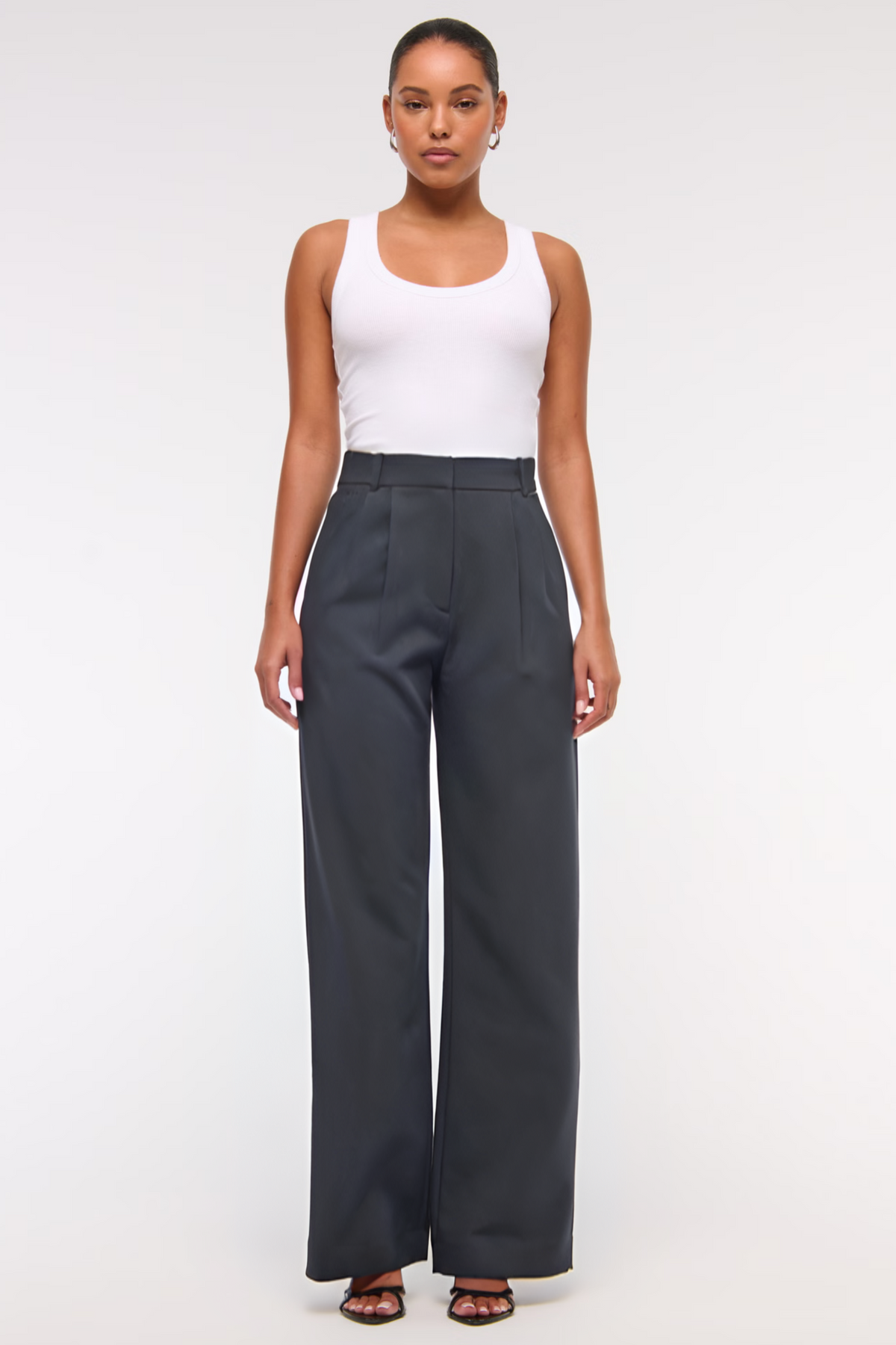 Gabriela™ | Pantalones Tailored de Pierna Ancha