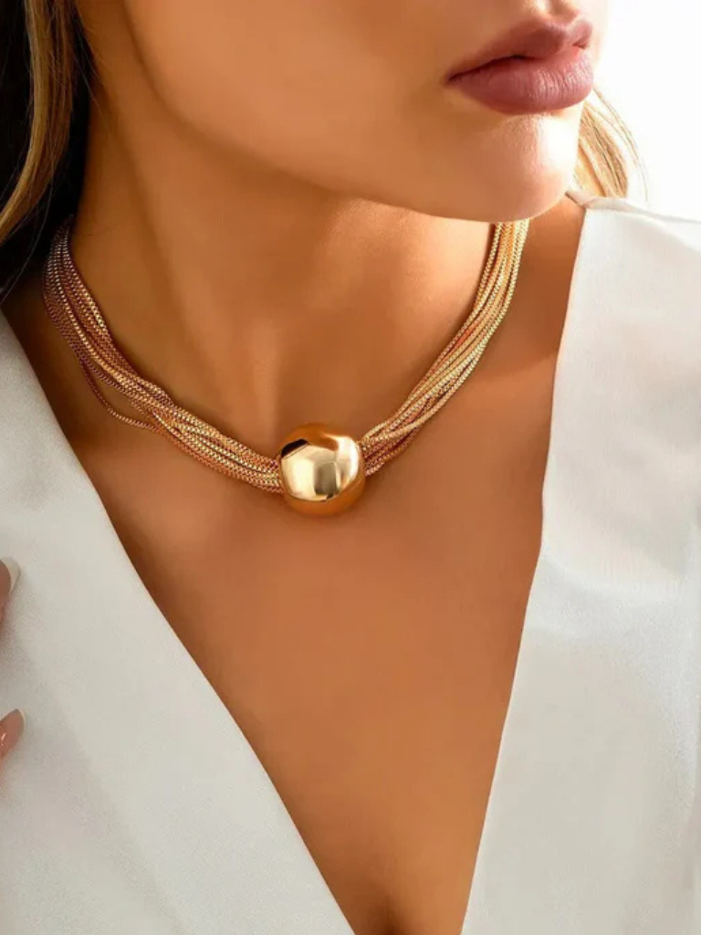 Luciana™ | Collar de esfera con acabado de lujo