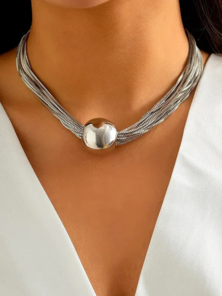 Luciana™ | Collar de esfera con acabado de lujo