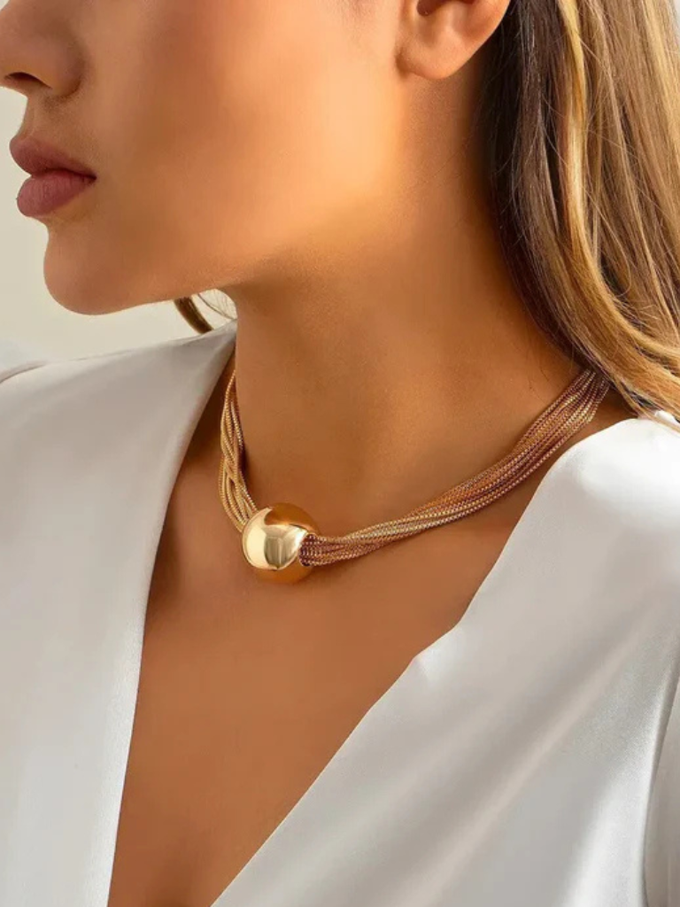 Luciana™ | Collar de esfera con acabado de lujo