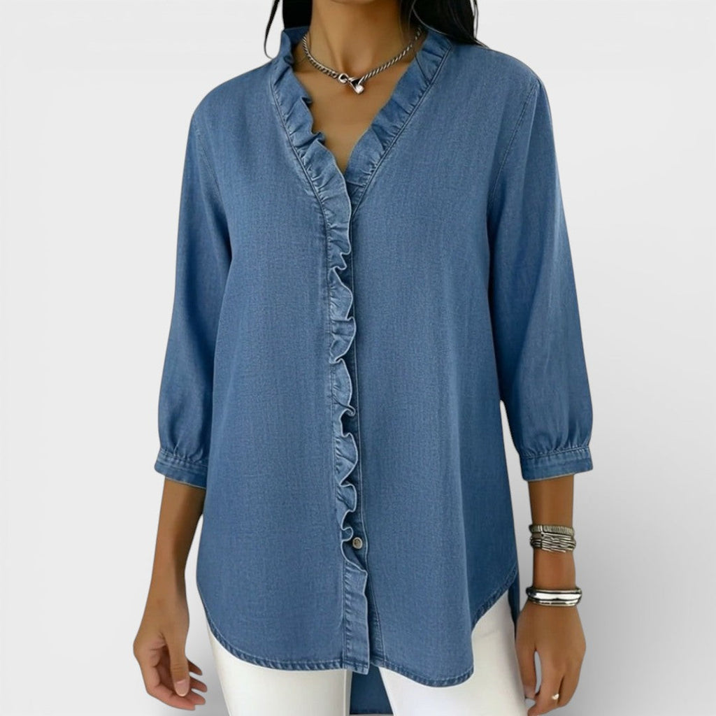 Raquel™ | Blusa Sofisticada con Volantes