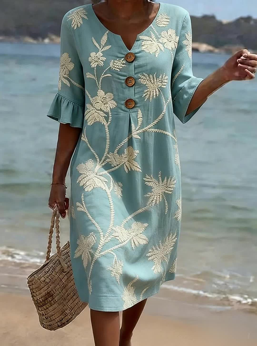 Elise™ | Vestido informal de mujer con estampado floral