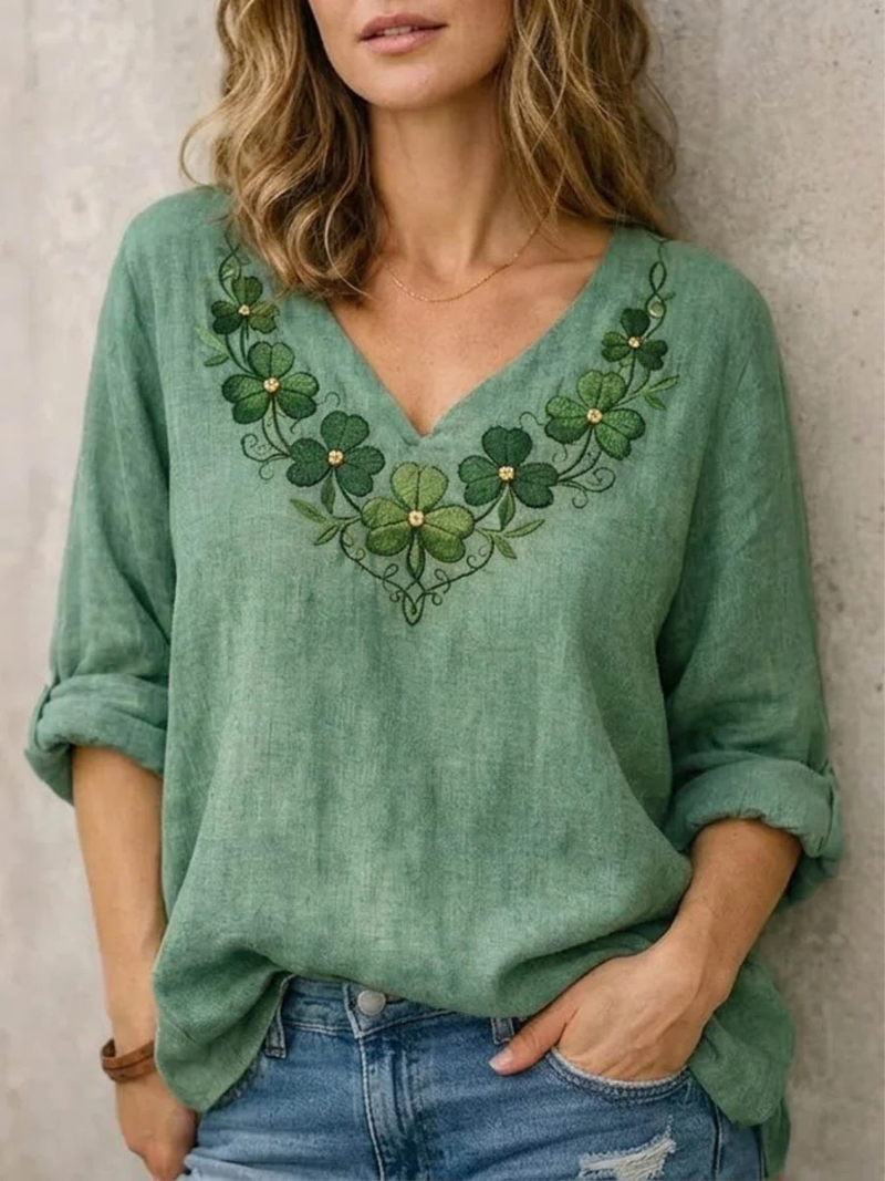 Mila™ | Blusa con escote en V