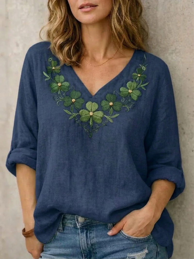 Mila™ | Blusa con escote en V
