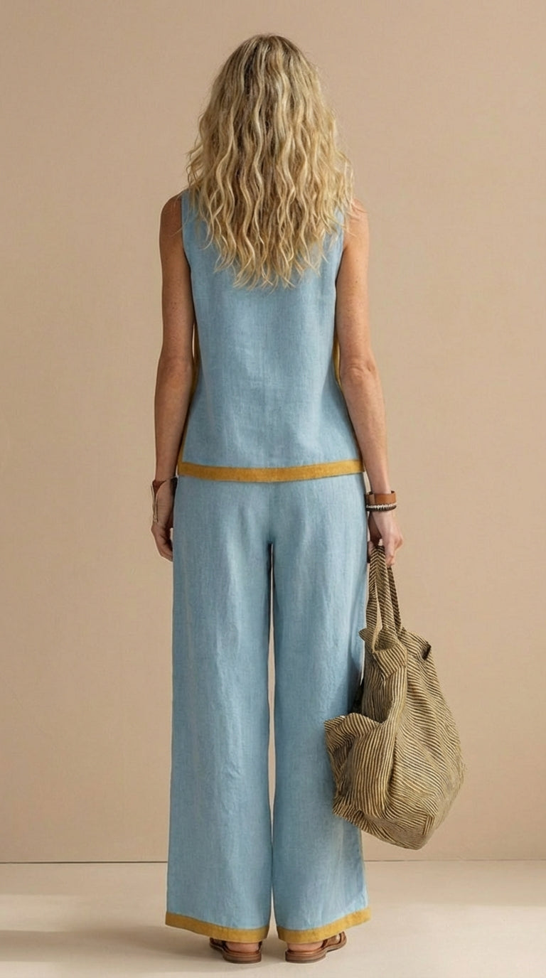 Sofía™ | Conjunto de lino y algodón