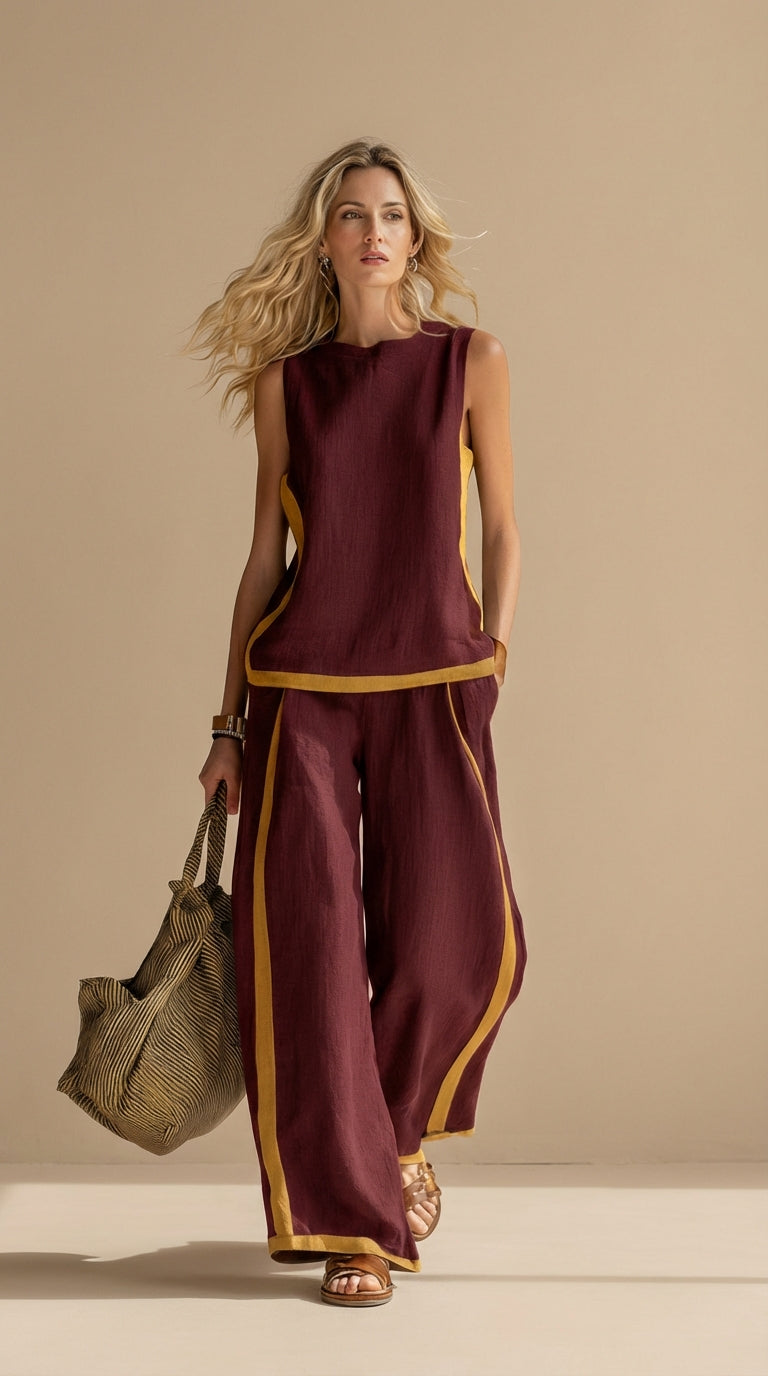 Sofía™ | Conjunto de lino y algodón