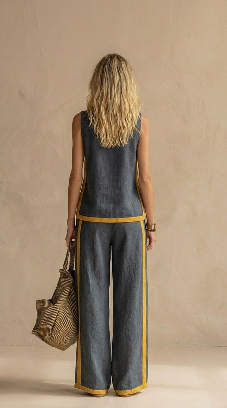 Sofía™ | Conjunto de lino y algodón