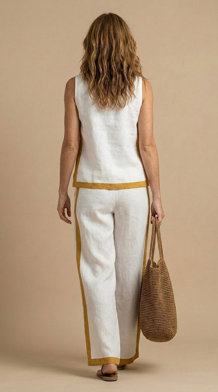 Sofía™ | Conjunto de lino y algodón