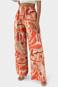 Daniela™ | Pantalones de Pierna Ancha con Estampado Abstracto