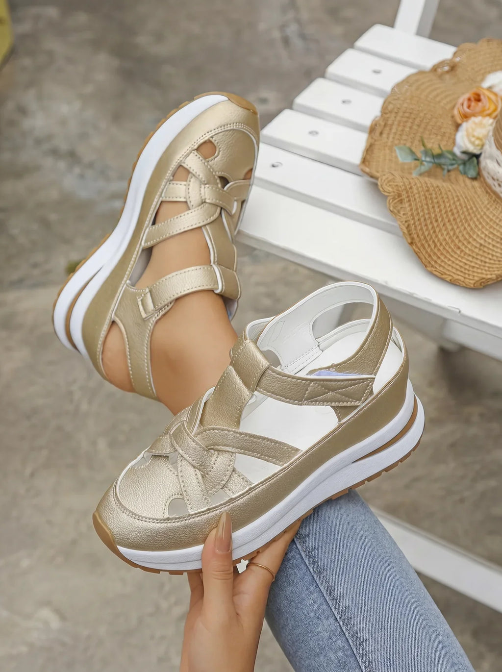 Selina™ | Sandalias de cuña cómodas