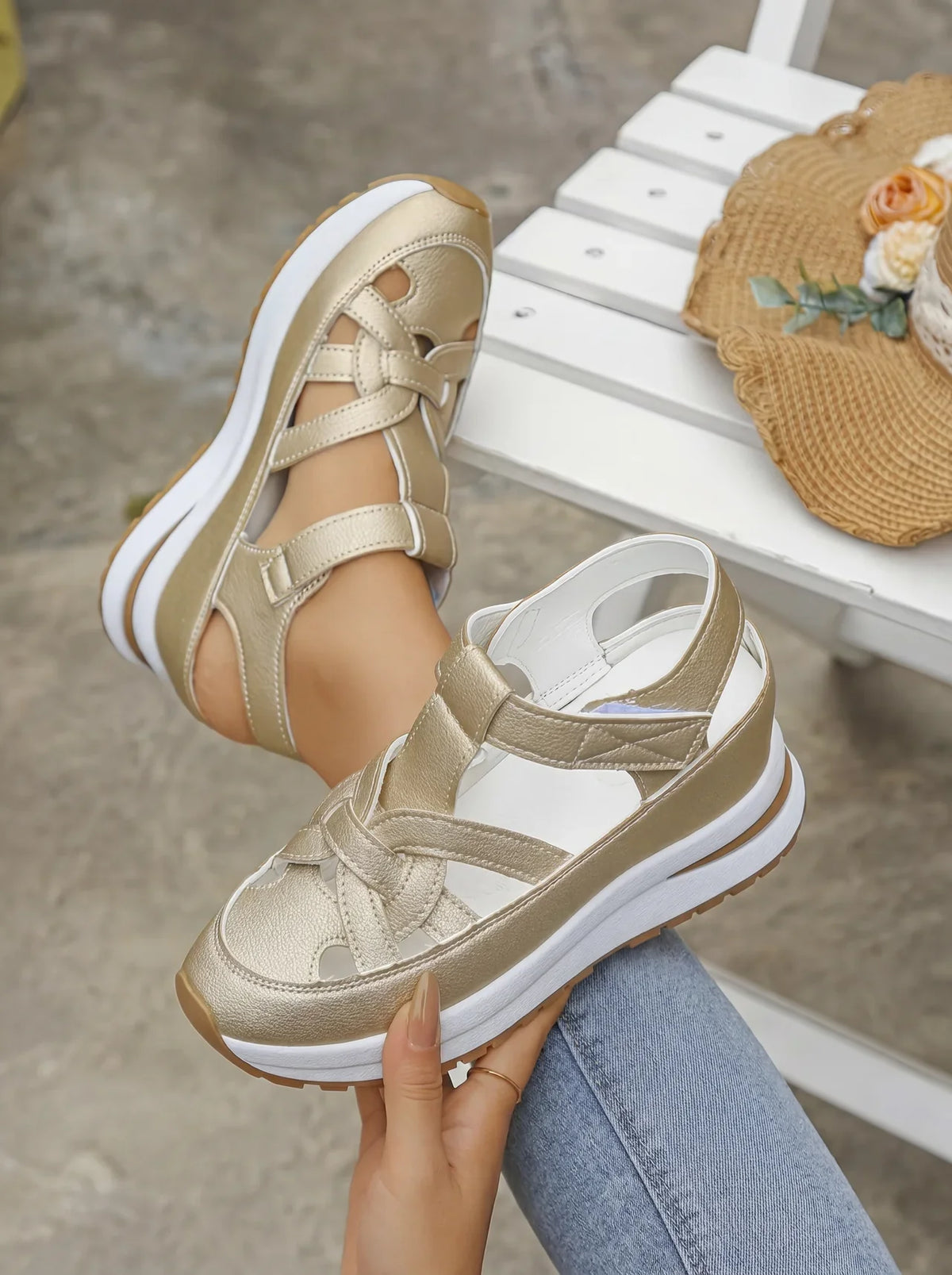 Selina™ | Sandalias de cuña cómodas