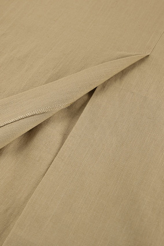 Silvia™ | Falda Larga Elegante con Abertura Frontal y Cintura Alta