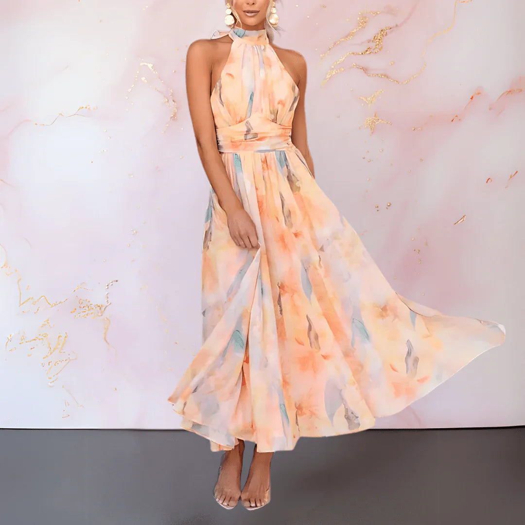 Aitana™ | Vestido con estampado de acuarela