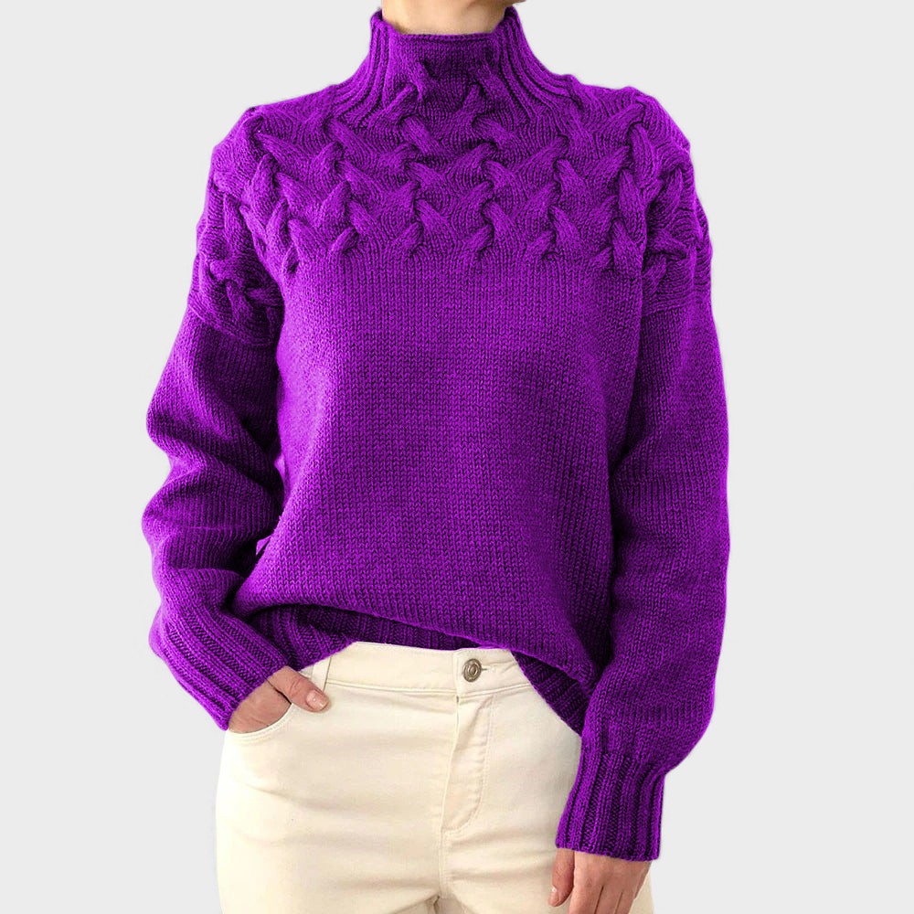 Ariana™ | Suéter de punto cálido con cuello alto