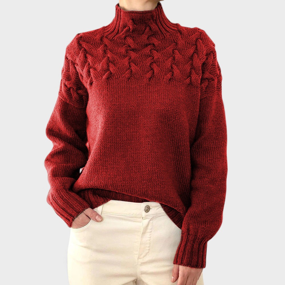 Ariana™ | Suéter de punto cálido con cuello alto